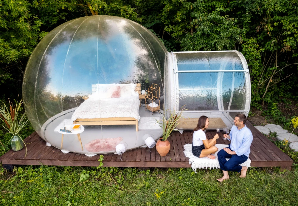 inflatable tent looks like bubble